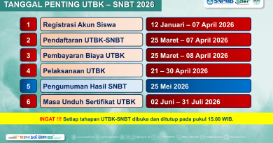 Jadwal Penerimaan Mahasiswa Baru (PMB) 2026